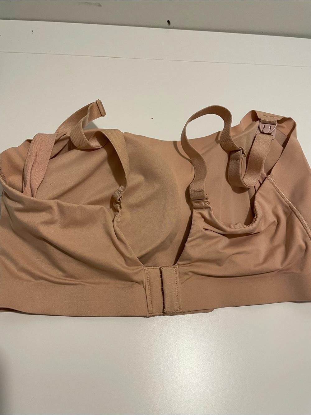 Soma Brand  Enbliss Luxe Nursing Convertible Adjustable Bra Size XL Tan - Picture 4 of 5